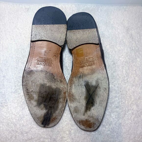 Mercanti Fiorentini Wingtip Brogue Oxford sz 11 M Dark Brown Made in Italy - Picture 8 of 9